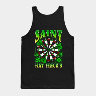 St Hat Trick's Day Darts St Patrick's Day Tank Top